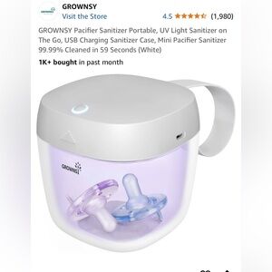 Pacifier Sanitizer Portable